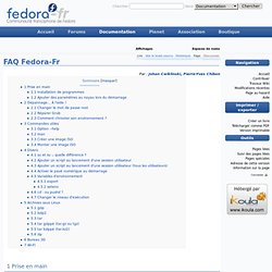 FAQ Fedora-Fr