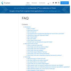 FAQ - Flutter