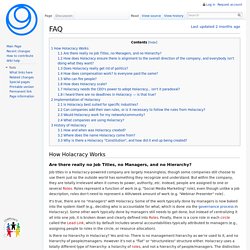 FAQ - Holacracy Wiki