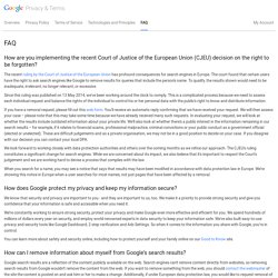 FAQ – Privacy & Terms – Google