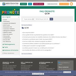 partager les QCM faits sur pronote