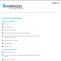 Aerogel Technologies