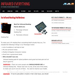 Far Infrared Heating Pad Reviews