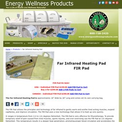 Far Infrared Heating Pad FIR Pad Far Infrared Therapy