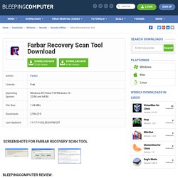 Farbar Recovery Scan Tool Download