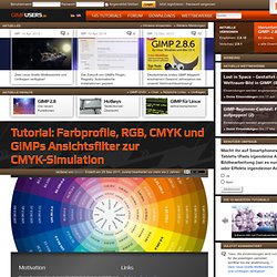 Farbprofile, RGB, CMYK und GIMPs Ansichtsfilter zur CMYK-Simulation — Tutorials