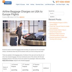 IQ FARES: Best Deals on Flights From USA to Europe