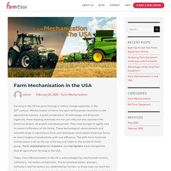 Advantages of Farm Mechanization