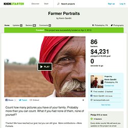 Farmer Portraits by Kevin Gandhi