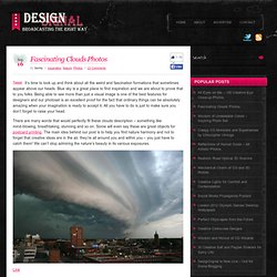 Fascinating Clouds Photos ? Design Signal ? Your Ultimate Design Destination!