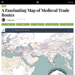 A Fascinating Map of Medieval Trade Routes