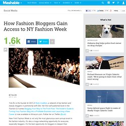 How Fashion Bloggers Gain Access to NY Fashion Week