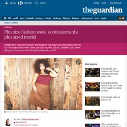 Plus size fashion week: confessions of a plus sized model