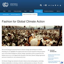 Fashion for Global Climate Action