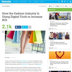 How the Fashion Industry Is Using Digital Tools to Increase ROI