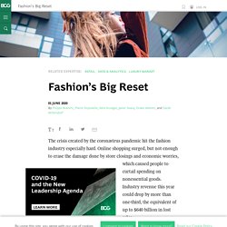 Fashion’s Big Reset