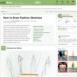 How to Draw Fashion Sketches: 15 Steps (with Pictures)
