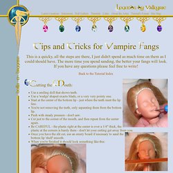 Vampire Fangs For Barbie Or Other Fashion Dolls