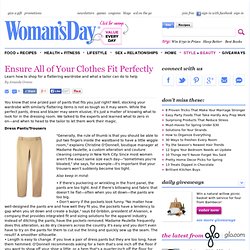 Fashion Secrets - Wardrobe Tips at WomansDay