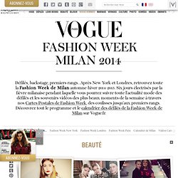 Fashion Week Milan 2014