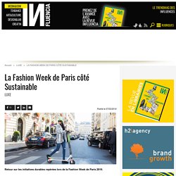 La Fashion Week de Paris côté Sustainable