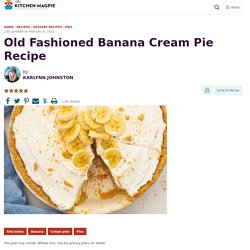 Old Fashioned Banana Cream Pie Recipe