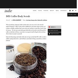 DIY Coffee Body Scrub