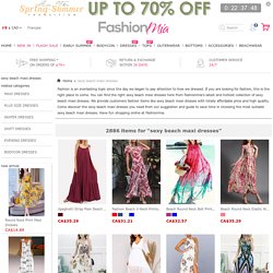 Shop Sexy Beach Maxi Dresses For Women Online