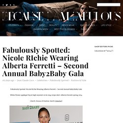Nicole RIchie Wearing Alberta Ferretti - Second Annual Baby2Baby Gala