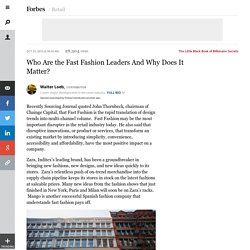 Who Are the Fast Fashion Leaders And Why Does It Matter?
