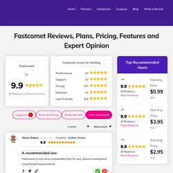 Fastcomet Hosting Reviews - Updated Data on Speed and More..