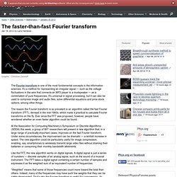 The faster-than-fast Fourier transform