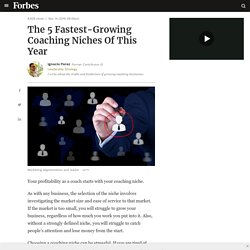 The 5 Fastest-Growing Coaching Niches Of This Year