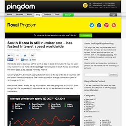 Южная Корея по-прежнему номер один - есть быстрый Интернет по всему миру