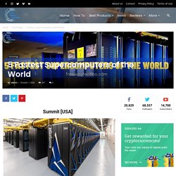 5 Fastest Supercomputers of the World.