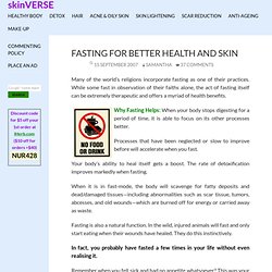 Fasting for Better Health and Skin