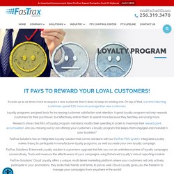 FasTrax Solutions - FasTrax Solutions Loyalty Program for Customers Online