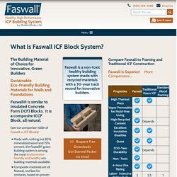 Faswall Healthy ICF Blocks
