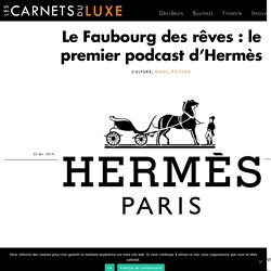 Le Faubourg des rêves : le premier podcast d’Hermès