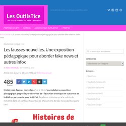 Les fausses nouvelles. Une exposition pédagogique pour aborder fake news et autres infox