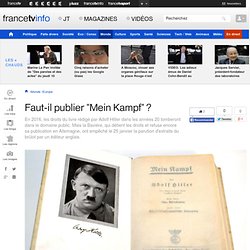 Faut-il publier "Mein Kampf" ?