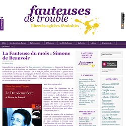 La Fauteuse du mois : Simone de Beauvoir