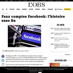 Faux comptes Facebook: l'histoire sans fin