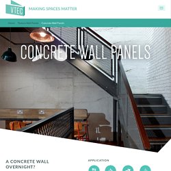 Faux concrete wall panels