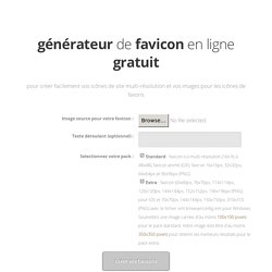 favicon.ico multi-résolution, icônes de favoris - favicon.fr
