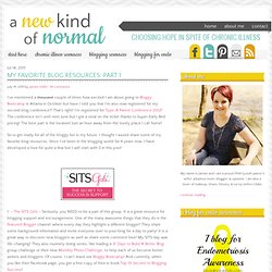 Three of My Favorite Blogging Resources at A New Kind of Normal