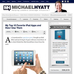 My Top 10 Favorite iPad Apps and How I Use Them