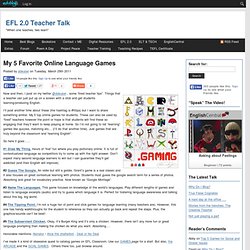 My 5 Favorite Online Language Games