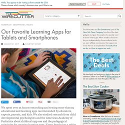 Our Favorite Learning Apps for Tablets and Smartphones