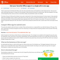 Get your favorite Office apps in a single all-in-one app - Office.com/Setup